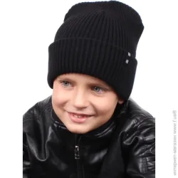 Mari-Knit Шапка 0874 р.56-60 чорний
