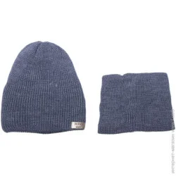 Шапка Mari-Knit Комплект + снуд 0829 р.52-54 індиго