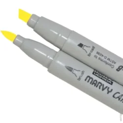 Marvy Маркер двосторонній 1900B-S 22191005T жовтий
