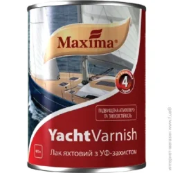 Maxima Лак высококачественный яхтный глянец бесцветный 0,75 л