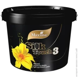 Maxima Фарба латексна Silk Touch 3 білий глибокий мат 12кг
