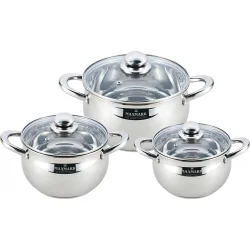 Набор кастрюль Maxmark MK-APP7506G 6пр.