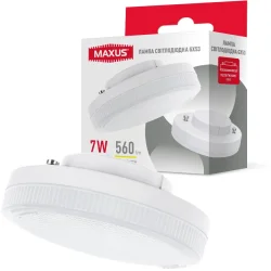 Світлодіодна лампа Maxus Лампа світлодіодна 7 Вт GX53 220 В 4100 К 1-GX53-7W