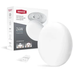 Світильник Maxus Світильник світлодіодний SP Surface Circle 24 Вт білий матовий 4100 К 1-MSP-2441-CS
