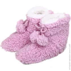 Домашние тапочки Maxwin Kids Тапочки детские Шиппи с помпонами р.26 розовый