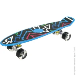Скейтборд Скейтборд Maxxpro Kids LS-P2206G 55,9х15,3 синий