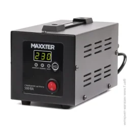 Стабилизатор напряжения Maxxter MX-AVR-E500-01 релейный , переносной