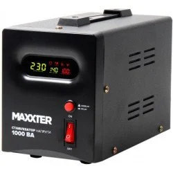 Стабілізатор напруги Стабілізатор напруги Maxxter Стабілізатор напруги 1000 ВА MX-AVR-S1000-01 релейний , підлоговий
