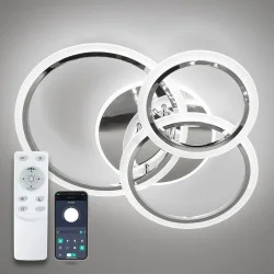 Maysun Люстра светодиодная 3x90 Вт хром/хром/белый SONNE 90W 4R CHROME