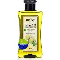 Шампунь Melica Organic Для фарбованого волосся з УФ-фільтром та екстрактом оливок 300 мл (4770416340637)