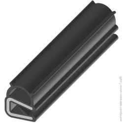 Mesan Уплотнитель фигурный 340.09.003 15х12,8 мм черный