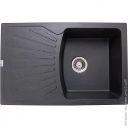 Кухонная мойка Metalac X GRANIT QUADRO Plus чёрный (137410)