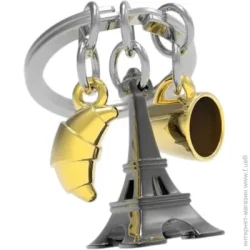 Metalmorphose Брелок для ключей Paris Coffee & Croissant