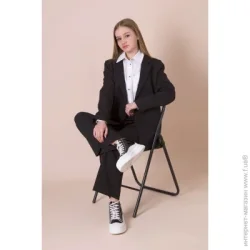 Школьный костюм Mevis Костюм школьный для девочки 02 р. 146 черный Арт. 5074