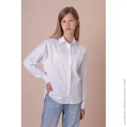 Mevis Сорочка 02 р.164 білий Арт. 5033