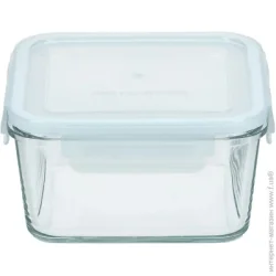 Контейнер стекло Mi Familia Контейнер Nested 1 л квадратный белый