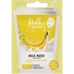 Milky Dream Маска тканевая для лица Банан и зеленый кофе+ витамин С 20 мл
