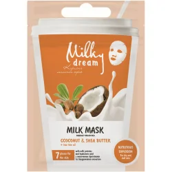 Milky Dream Маска тканевая для лица Кокос и масло ши+ масло чайного дерева 20 мл