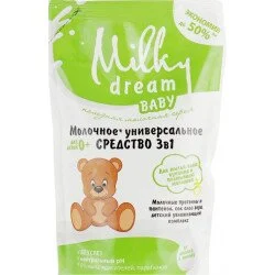Бальзам Milky Dream Унів. засіб 3в1 Для ку, мит. Вол. та підм.,малюків, 450 мл дой-пак (4820205300561)