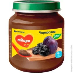 Пюре фруктове Milupa з 4 місяців Чорнослив 125 г (8591119003768)