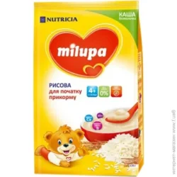 Каша Milupa Безмолочна органічна Рисова 170 г з 4 місяців (5900852930058)