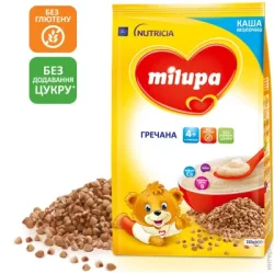 Каша Milupa Молочна органічна Гречана 210 г з 4 місяців (5900852931130)