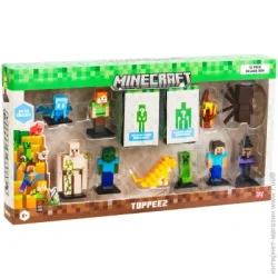 Фігурка з аксесуарами Minecraft Ігровий набір делюкс з 12 колекційних фігурок-топерів (2 фігурки-сюрприз в асортименті) MC2080_A