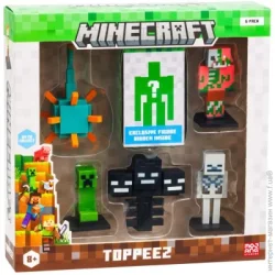 Фігурка з аксесуарами Minecraft Ігровий набір Делюкс з 6 колекційних фігурок-топерів, одна фігурка-сюрприз в асортименті MC2060