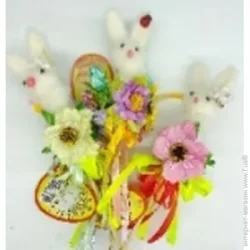 Mislt Украшение пасхальное шпажка-фигурка 32 см в ассортименте (skewer in stock-2)