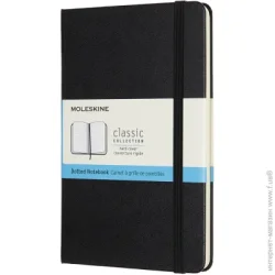 Moleskine Блокнот для записей Classic 11,5х18 см точка черный QP053