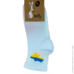 Шкарпетки чоловічі Molly Україна р.29 білий