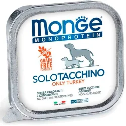 Консервы Monge Консервы Dog Solo для собак, с индейкой, 150 г (159975)