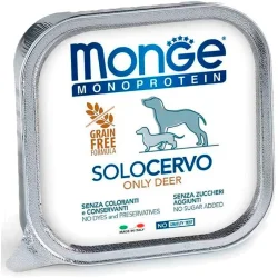 Консервы Monge Консервы Dog Solo для собак, с олениной, 150 г (159979)