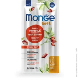 Палички Monge Ласощі Gift Fussy свинина 15 г