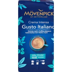 Movenpick Кава натуральна смажена мелена Gusto Italiano 250г (4006581170121)