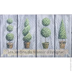 Коврик придверный Multy Home Коврик Topiary 45х75 см