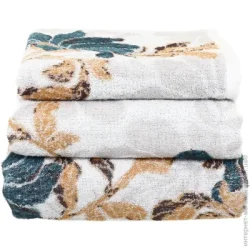 Полотенце Mundotextil Adriana 70x140 см белый с рисунком