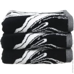 Рушник Mundotextil Manchas 50x90 см чорний