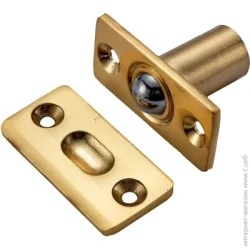 Дверний замок MVM Засувка дверна МВ-100 SB матова латунь