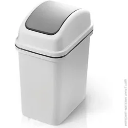 Відро універсальне MVM Відро зі знімною кришкою 15 л сірий BIN-12 15L GRAY