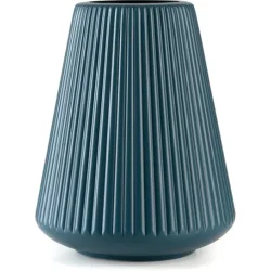 MVM Ваза пластиковая DH-FLOWERS-04 DARK BLUE 20 см
