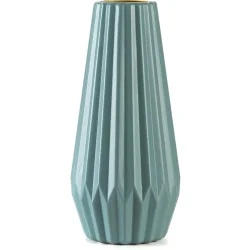 MVM Ваза пластиковая DH-FLOWERS-06 BLUE 22 см
