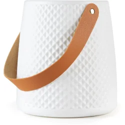 MVM Ваза пластиковая DH-FLOWERS-10 WHITE 17,5 см