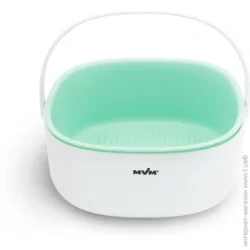MVM Друшляк з ручкою двошаровий KP-03 S WHITE/GREEN