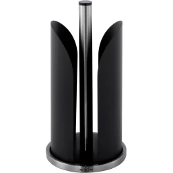 MVM Держатель для бумажных полотенец KP-23 SS/BLACK 15х30 см