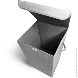 MVM Ящик для хранения текстильный TH-02 GRAY 580x340x340 мм
