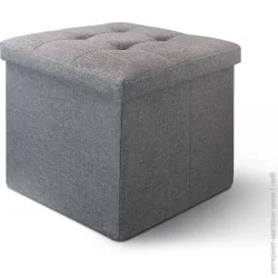 MVM Ящик-пуф TH-03 GRAY 380x380x380 мм