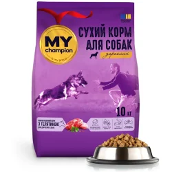 Сухой корм My Champion Корм сухой с телятиной 10 кг