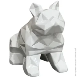 Декоративная статуэтка Nana Ceramics Копилка Француз глянец белый 24 см