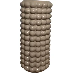 Nana Ceramics Ваза керамическая Бамбл капучино 33 см